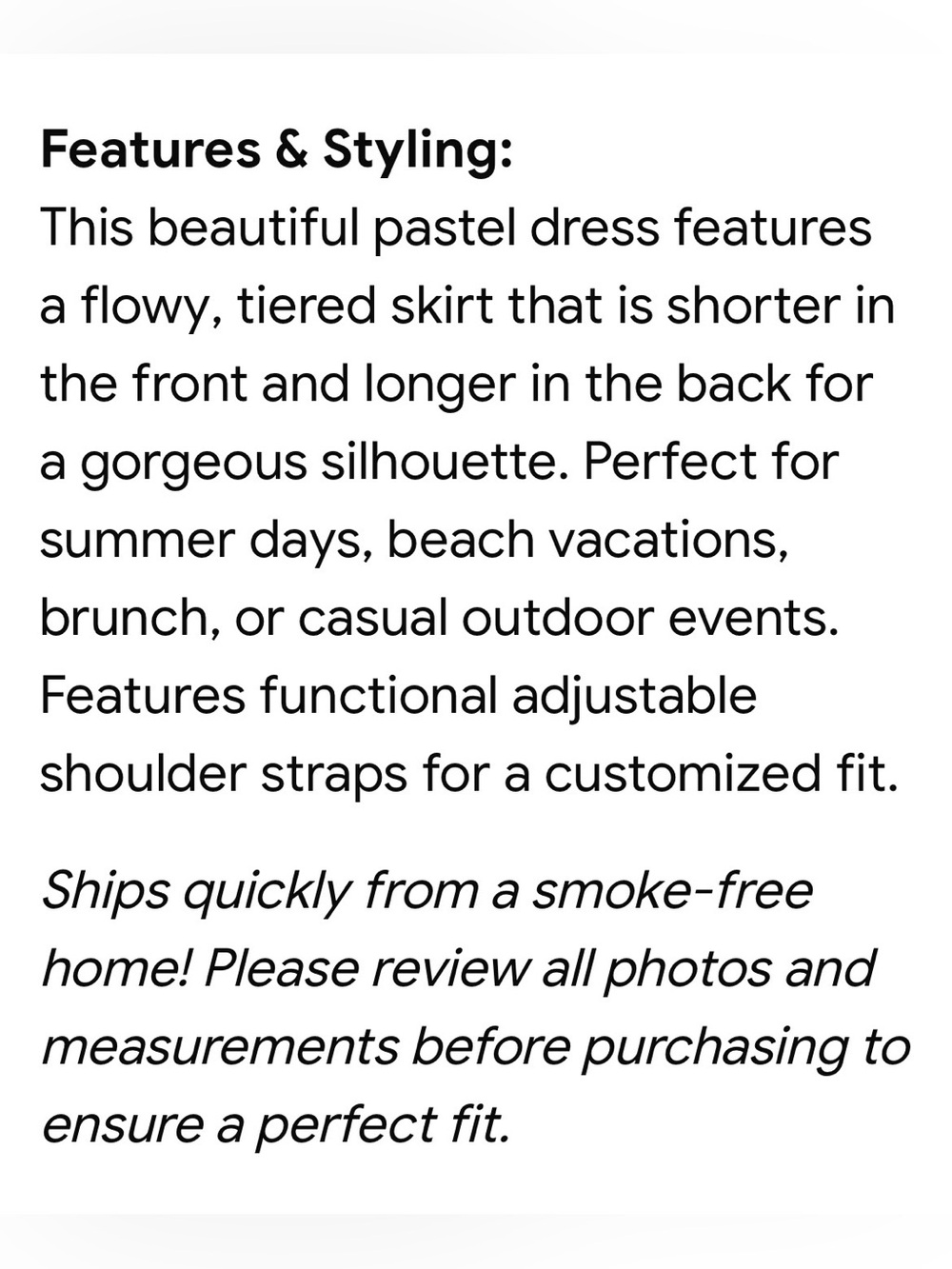 PatPat Dress  Lavender High-Low Button XL tag FITS M to L crepe cotton sundress - Picture 13 of 16